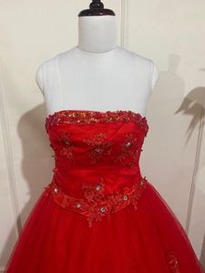 Red Tulle Ballgown