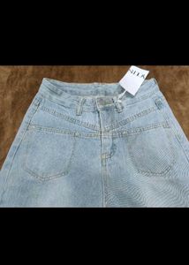 Light Wash Wide Leg Jeans