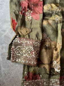 Floral Print Ethnic Top with Headband