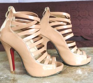 Nude Strappy Heels