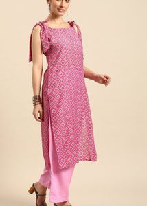 Anouk Women Printed Kurta With Plazzo