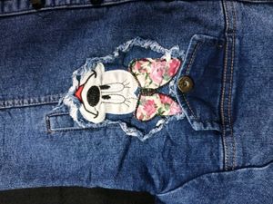 Cute Denim Hoodie Jacket