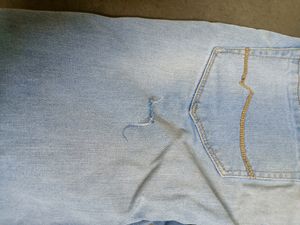Bare Denim Size 30 Slightly Damaged Pn Back Side