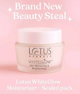 Lotus Herbals WhiteGlow Moisturizer (Brand New)