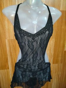 Beautiful See-through Mini Dress 17aug15