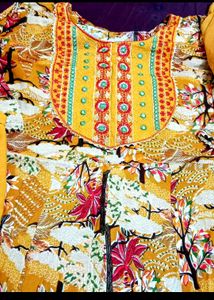 anarkali kurti plazo set with duptta