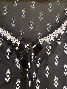 Black Kurta, Size XS