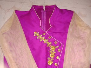 Front Side Cut Kurta  With Skirt