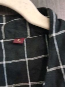 Checkered Duster Jacket