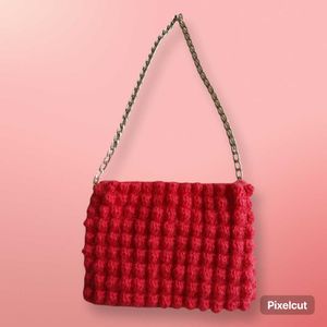 Mini Bubble Bag With Chain Strap