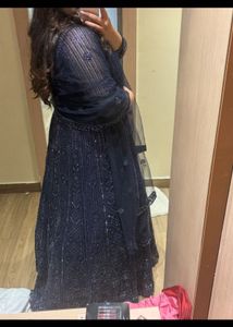 Elegant Navy Blue gown