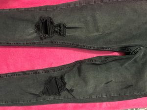 Gray Distressed Jeans