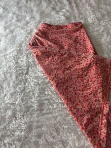 Floral Print Midi Skirt