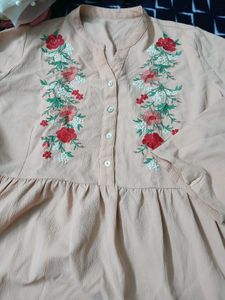 Beautiful Peach Red Cord Set