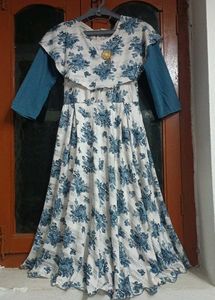 Floral Print Dress with Sleeves