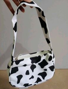 Cow Print Handbag