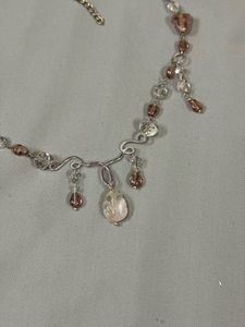 rose fairy Silver Necklace