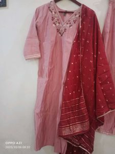 Heeposh brandPink Embroidered Kurta Set