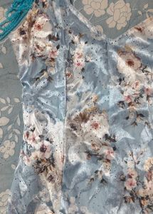 Floral Print Long Dress