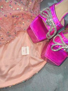 Urbanic Pink Sequin Dress🩷