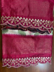 🩷Beautiful ikat print saree - TOTALLY NEW 🩷