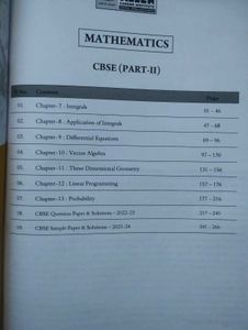 Mathematics CBSE Booklets | Class 11 &amp; 12