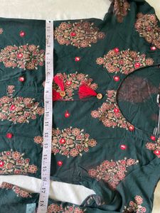 Green Kurti-Sharara Pair