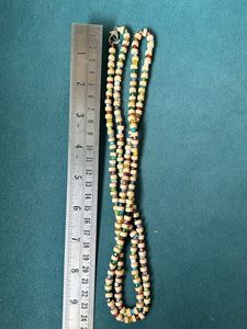 Crystal &amp; Wooden Beads Necklace