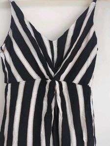 Striped Casual Mini Dress