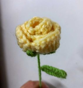 ✨🌼 Beautiful Handmade Crochet Yellow Flower
