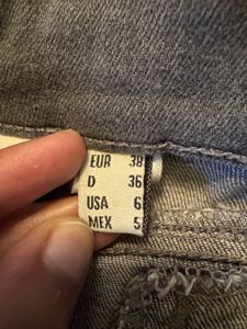 Gray Denim Shorts