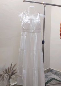 White Cotton Sundress