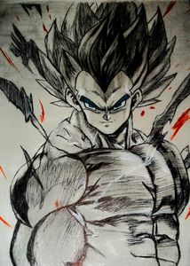 👑VEGETA Sketch | Dragon Ball Z