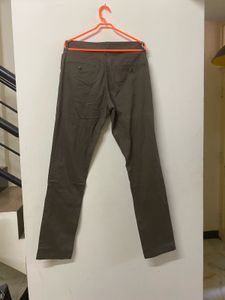 Brown Trousers Comfort Fit