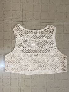 Crochet Knit Crop Top