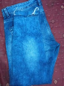 Ripped Blue Jeans