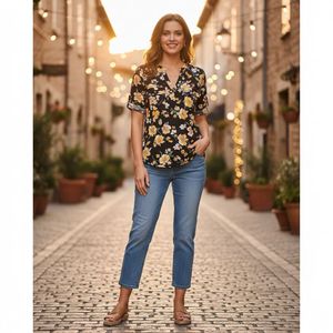 Floral Print Blouse