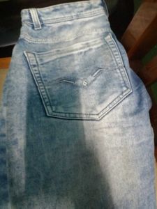 Distressed Light Wash Jeans