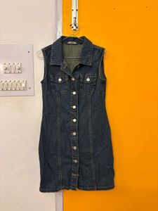 Denim Sleeveless Dress