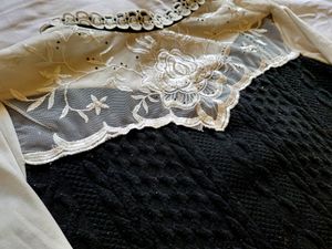 Black An White Silk Top 🫶🏻