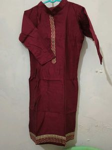 Suit With Chudidar Salwar And Embroid Dupatta