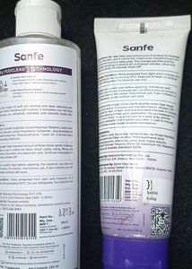 Sanfe Body Wash And Wipe Off Cream
