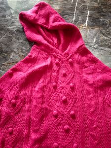 Woolen Poncho Top