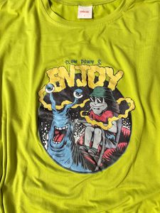 Lime Green Graphic Tee