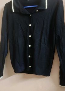 Black And Blue Cardigan