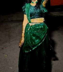 Green Lehenga Choli