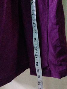 Purple Dress with Mirror Embellishments