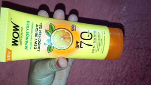 WOW Japanese Yuzu Sunscreen SPF 70