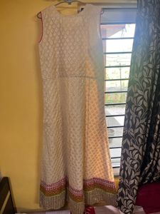 Ethnic Gown with Kurti top