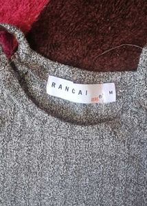 Gray Cold Shoulder Midi Dress